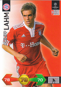 Philip Lahm Bayern Munchen 2009/10 Panini Super Strikes CL #113